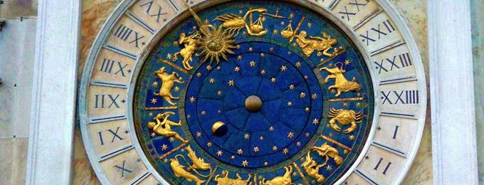 Csillagjegyek - Óratorony, Velence
